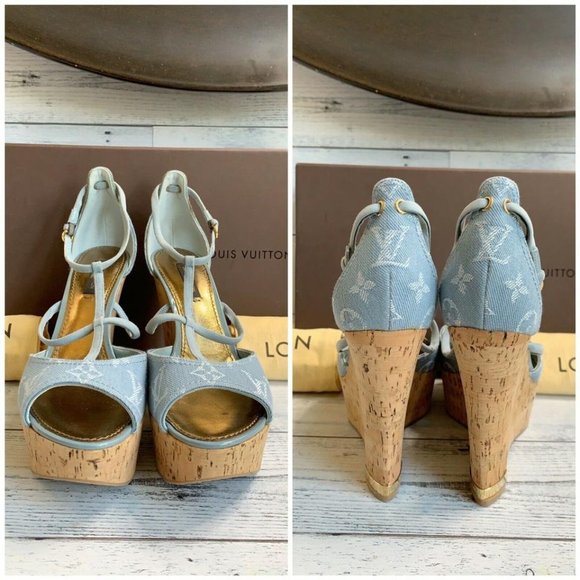 🛑SOLD🛑Authentic LOUIS VUITTON Denim Light Blue - Picture 2 of 12